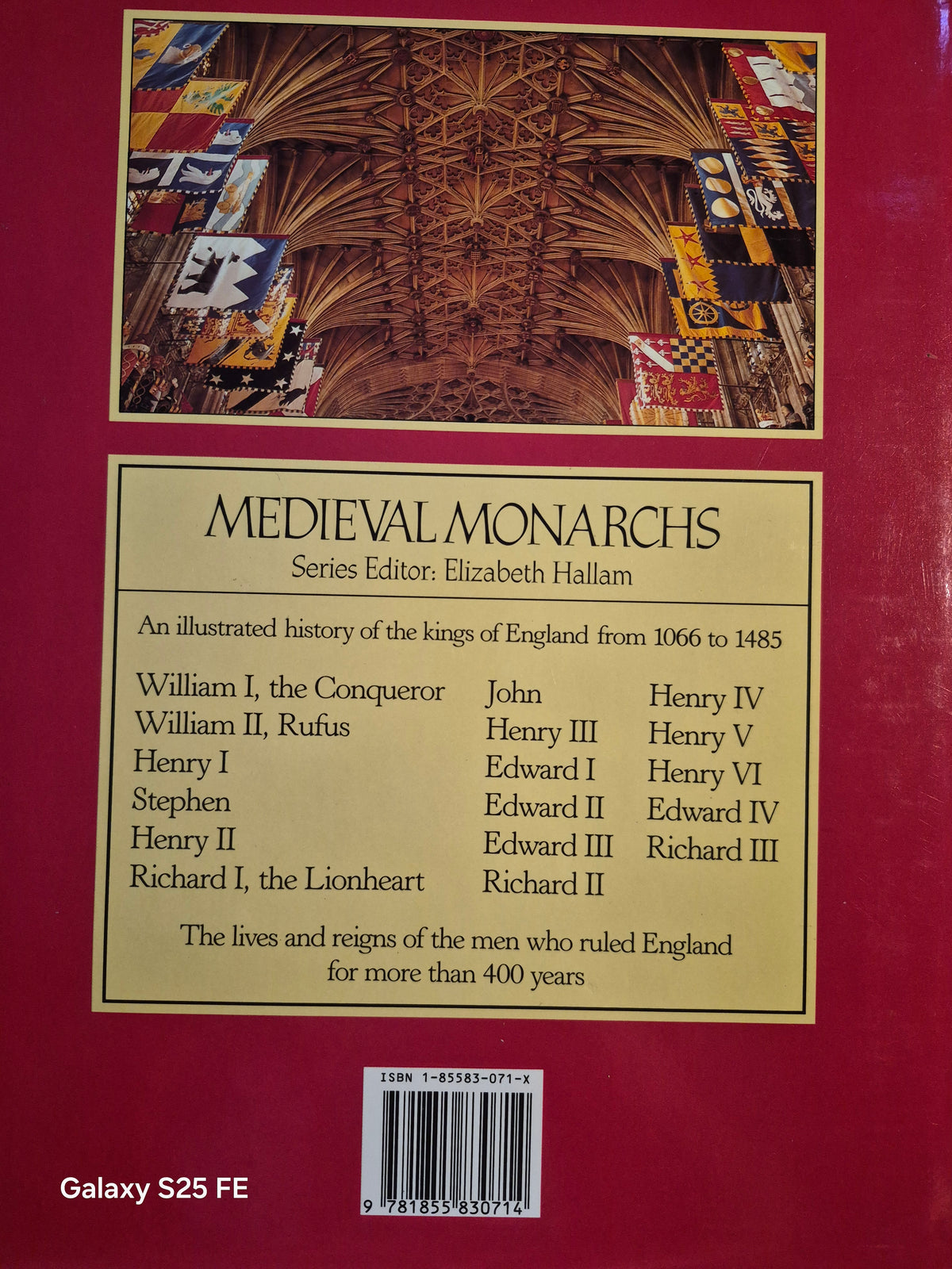Medieval Monarchs -Elizabeth Hallam