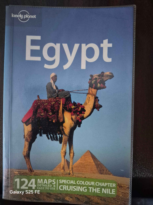 Lonely planet travel guide to Egypt