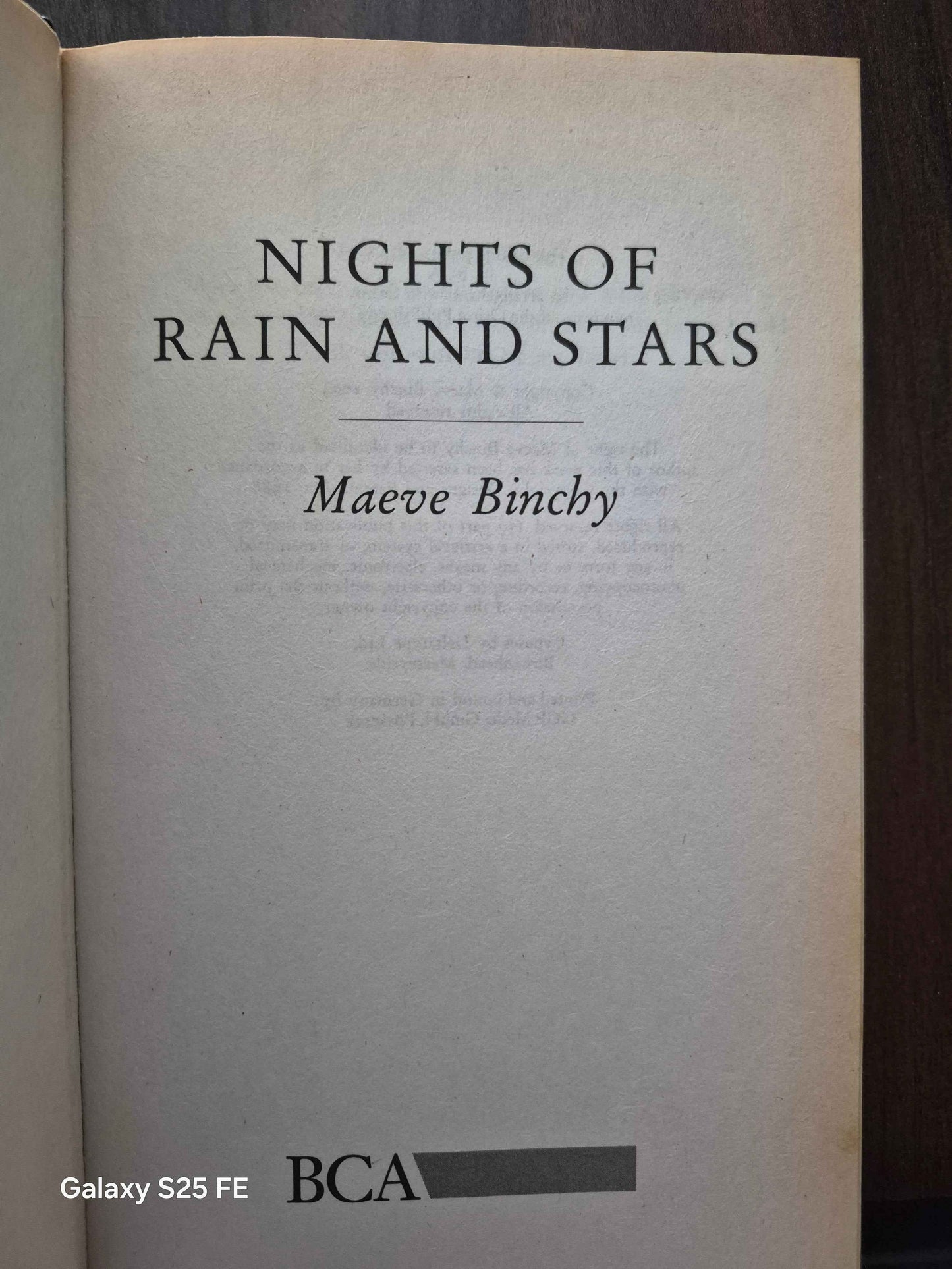 Nights of Rain & Stars