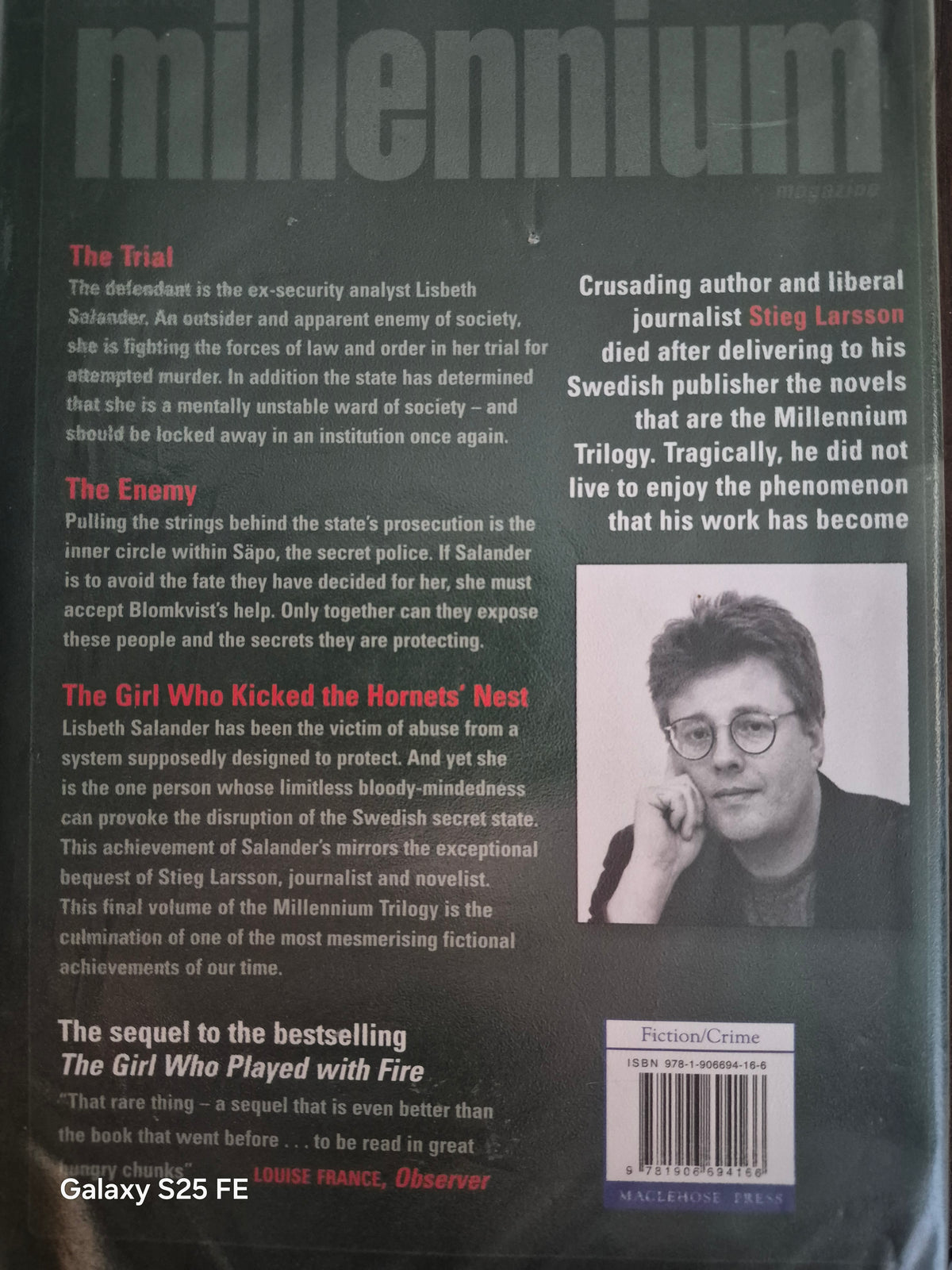 The Girl Who Kicked the Hornets' Nest - Stieg Larsson