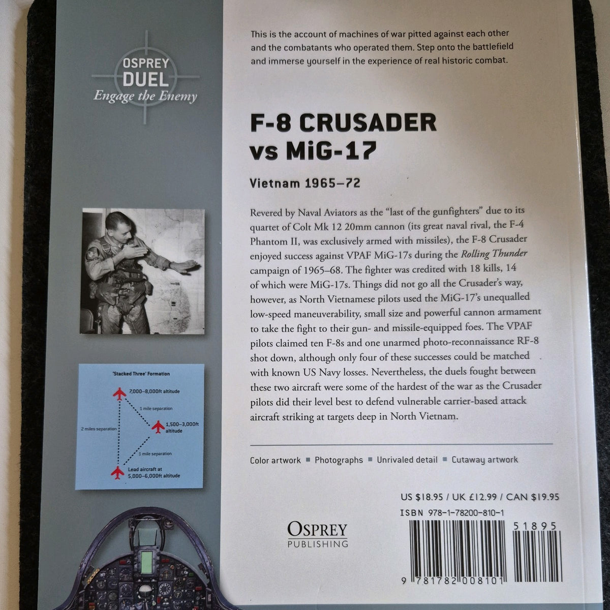 F-8 Crusader vs MiG-17 : Vietnam 1965-72 by Peter Mersky (2014, Trade Paperback)1