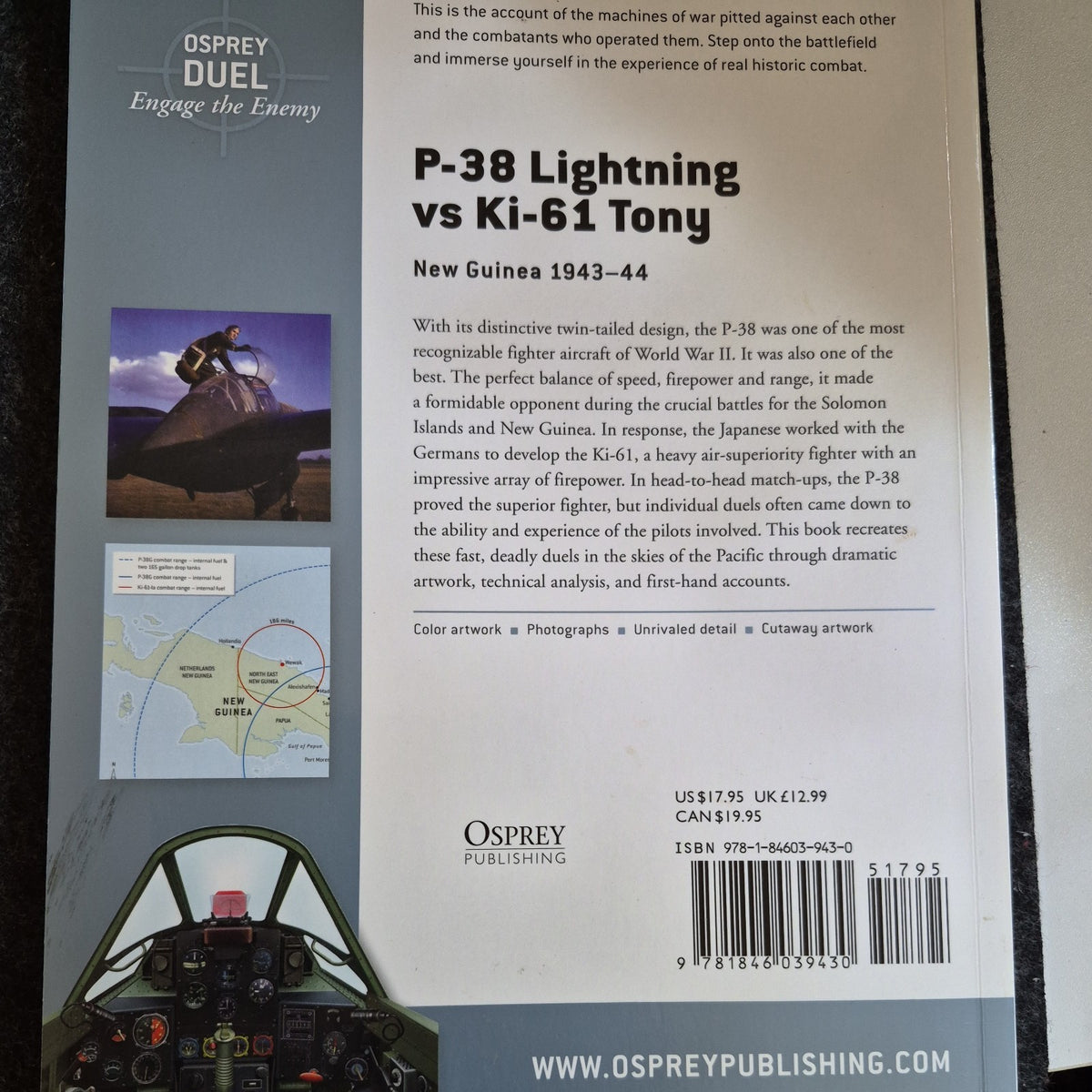P-38 Lightning vs Ki-61 Tony : New Guinea 1943-44 by Donald Nijboer (2010, Trade1