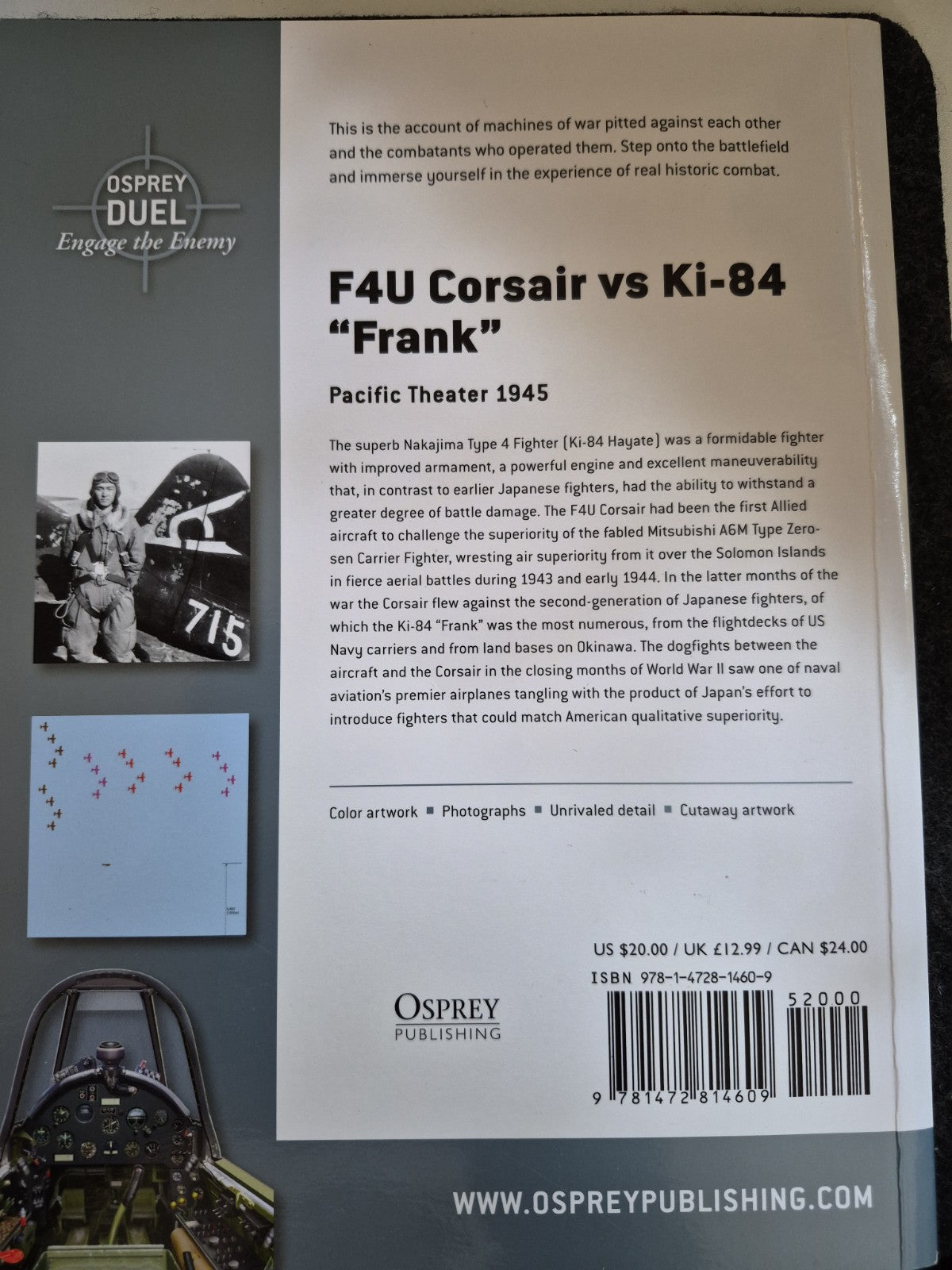 F4U Corsair vs Ki-84 Frank : Pacific Theater 1945 by Edward M. Young (2016,...1