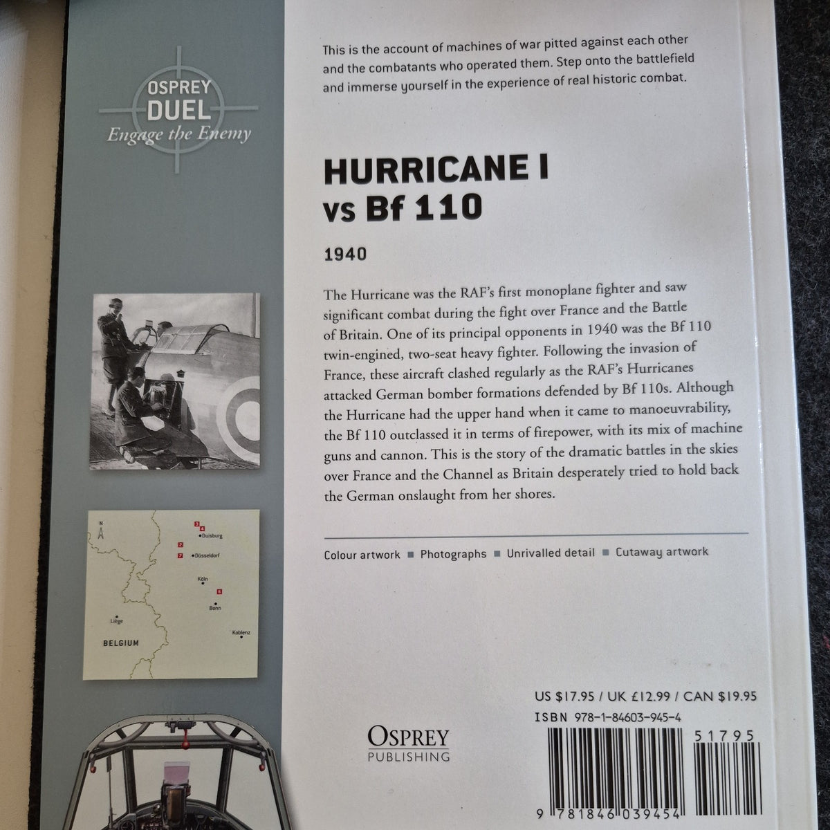 Hurricane I vs Bf 110 : 1940 by Tony Holmes (2010, Trade Paperback)1