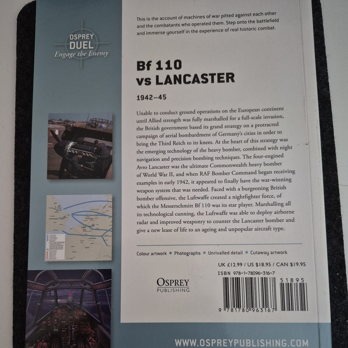 Bf 110 vs Lancaster : 1942-45 by Robert Forczyk (2013, Trade Paperback)1