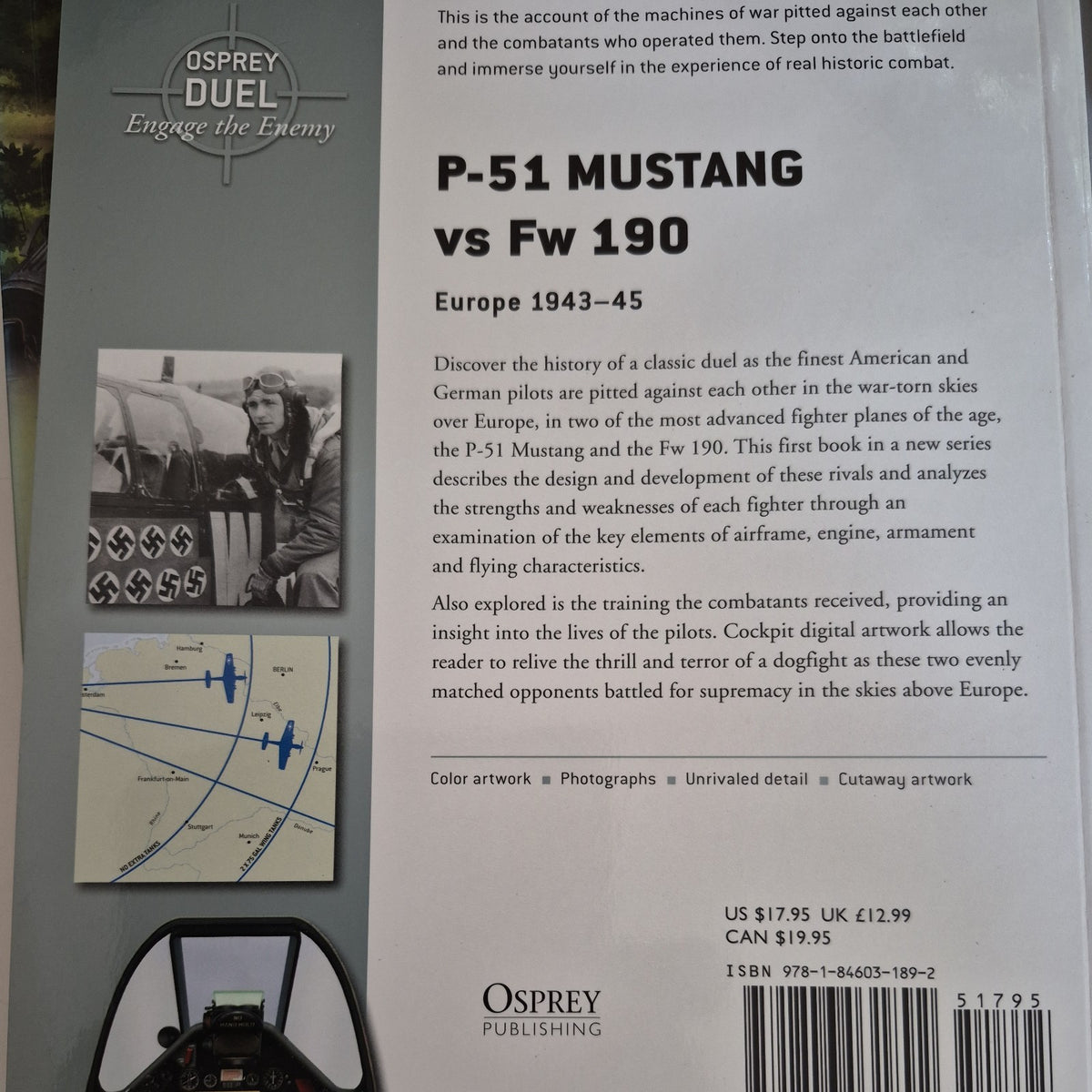 P-51 Mustang vs Fw 190 : Europe 1943-45 by Martin Bowman (2007, Trade Paperback)1
