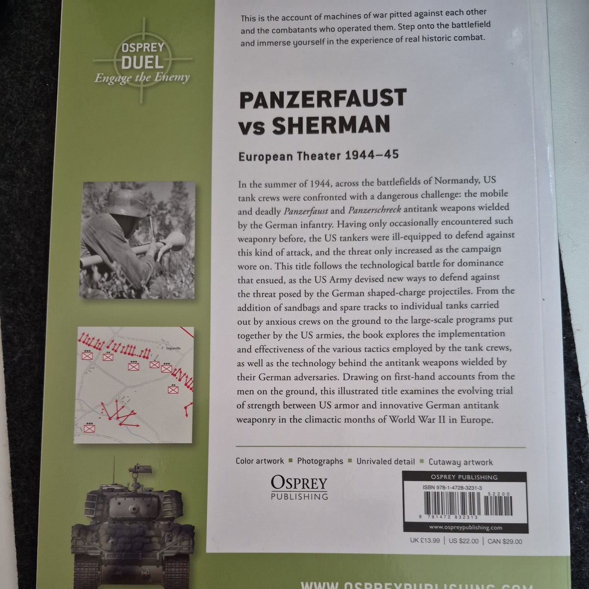 Panzerfaust vs Sherman : European Theater 1944-45 by Steven J. Zaloga (2019,...1